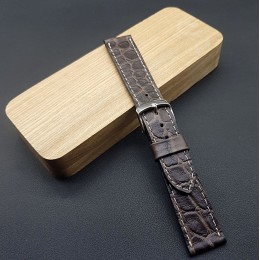 Кожаный ремешок ручной работы для часов 22 мм M098-22-20