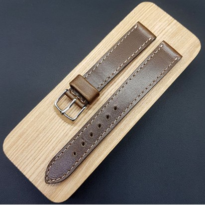 Кожаный ремешок ручной работы для часов 20 мм M111-20