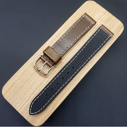 Кожаный ремешок ручной работы для часов 20 мм M111-20