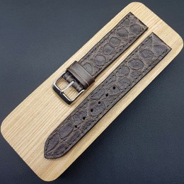 Кожаный ремешок ручной работы для часов 22 мм M134-22-20