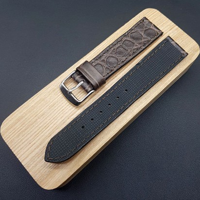 Кожаный ремешок ручной работы для часов 20 мм M134-20