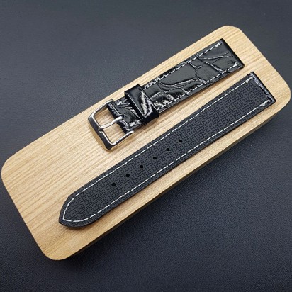 Кожаный ремешок ручной работы для часов 20 мм M178-20-18