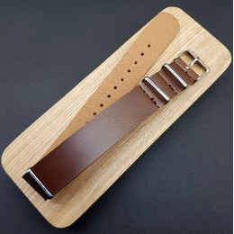 Ремешок NATO искусственная кожа для часов 18 мм CRW430-18