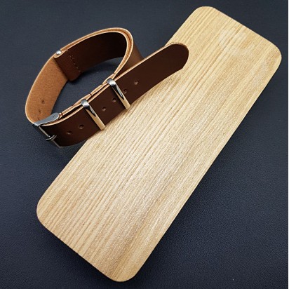 Ремешок NATO искусственная кожа для часов 18 мм CRW430-18