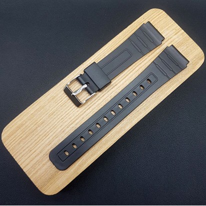 Ремешок каучуковый для часов 18 мм Casio CRW441-18