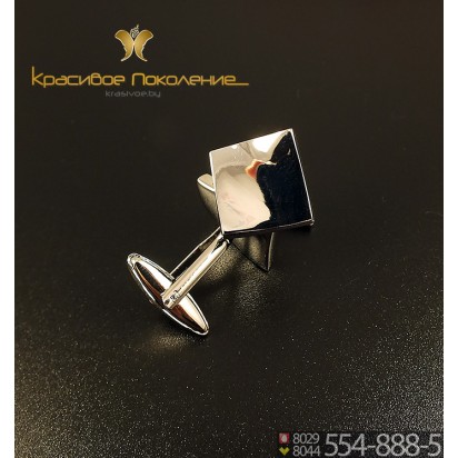 Запонки мужские из стали CBZ016