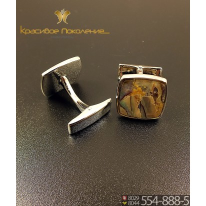 Запонки мужские из стали CBZ021