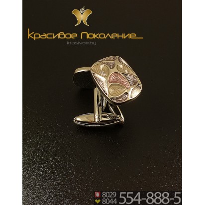 Запонки мужские из стали CBZ023