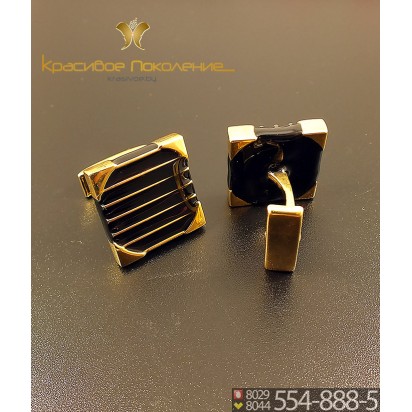 Запонки мужские из стали CBZ036