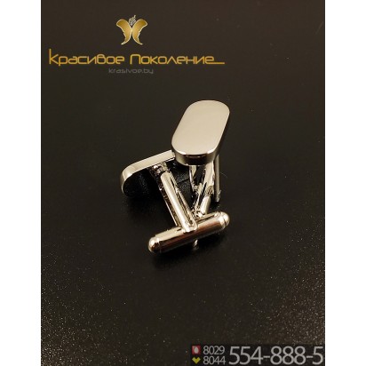 Запонки мужские из стали CBZ058