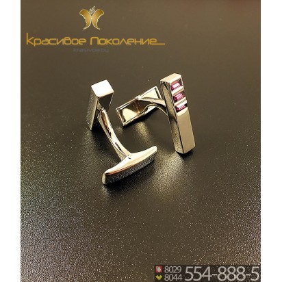 Запонки мужские из стали CBZ066