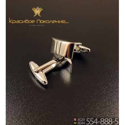 Запонки мужские из стали CBZ072