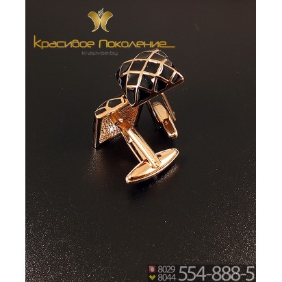 Запонки мужские из стали CBZ083