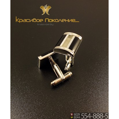 Запонки мужские из стали CBZ086