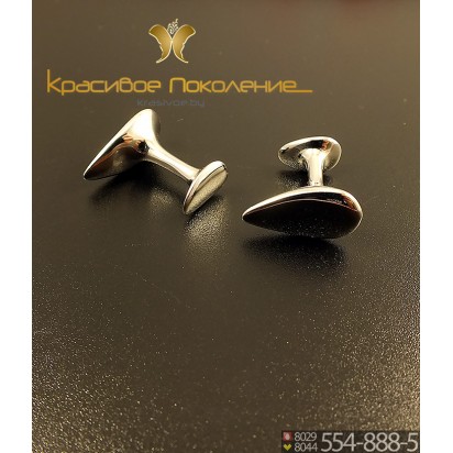 Запонки мужские из стали CBZ093