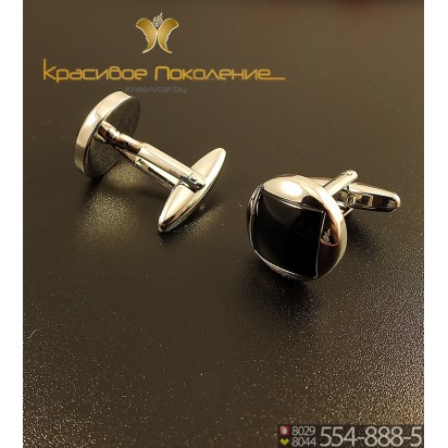 Запонки мужские из стали CBZ102
