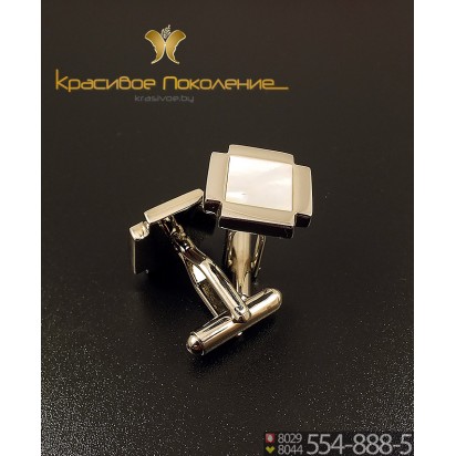 Запонки мужские из стали CBZ106