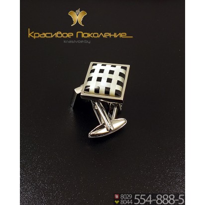 Запонки мужские из стали CBZ113