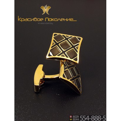 Запонки мужские из стали CBZ133