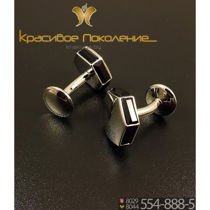 Запонки мужские из стали CBZ146