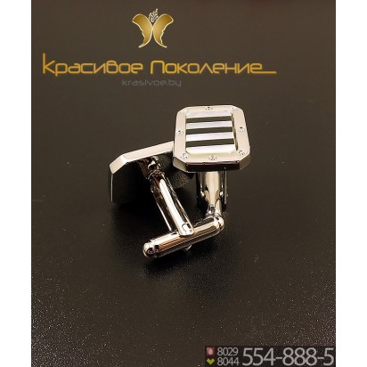 Запонки мужские из стали CBZ151
