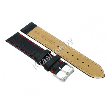 Ремешок кожаный для часов 22 мм 2731-2211