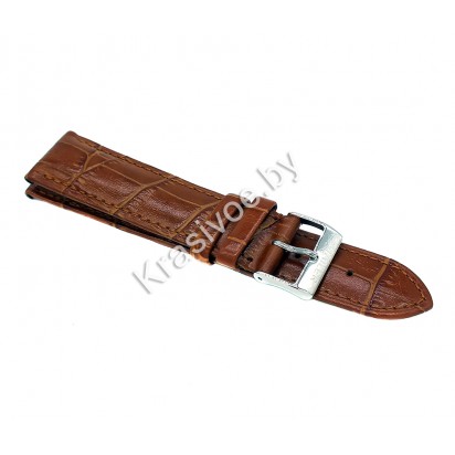 Ремешок кожаный для часов 22 мм 2042-2201