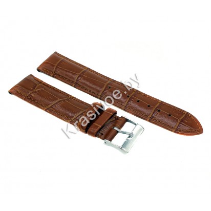 Ремешок кожаный для часов 22 мм 2042-2201