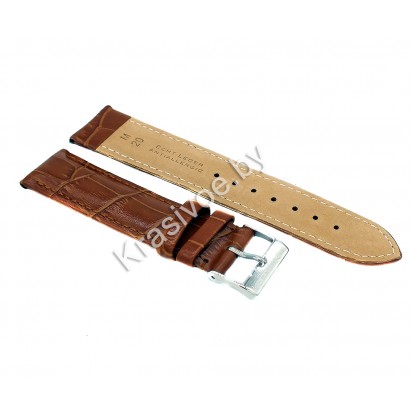 Ремешок кожаный для часов 22 мм 2042-2201