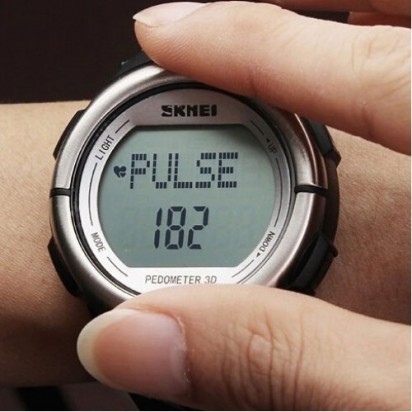 Наручные часы с шагомером и пульсометром SKMEI 1058-2 (оригинал)