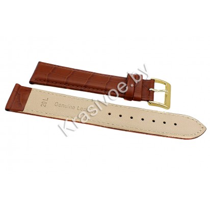 Ремешок кожаный для часов 22 мм CRW030-22