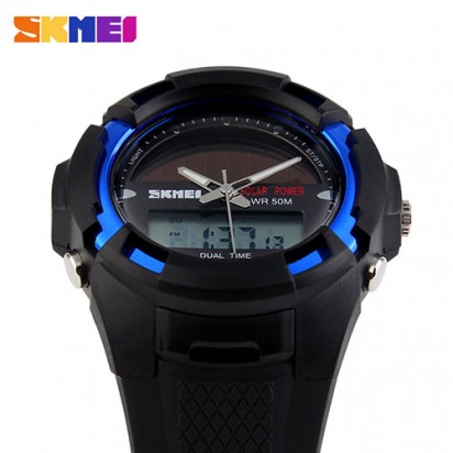 Спортивные наручные часы с солнечной батареей Skmei 1056-2 (оригинал)