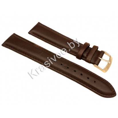 Ремешок кожаный для часов 16 мм CRW166-16
