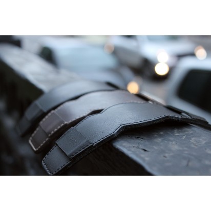 Кожаный ремешок ручной работы с напульсником для часов 18 мм M034-18