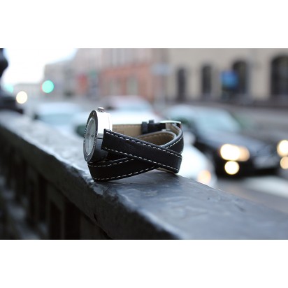 Часы с двойным ремнем Hermes CWD106