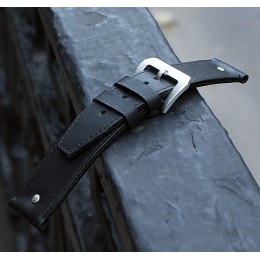 Кожаный ремешок ручной работы для часов 24 мм M030-24