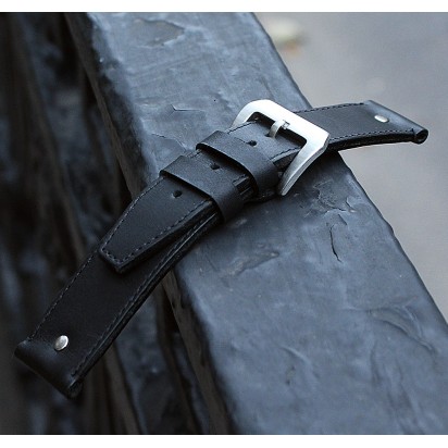 Кожаный ремешок ручной работы для часов 18 мм M030-18-16