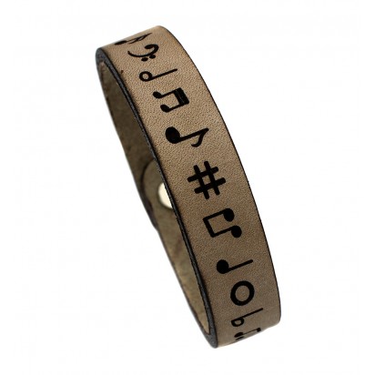 Браслет из кожи "Музыка" REMEN BR034