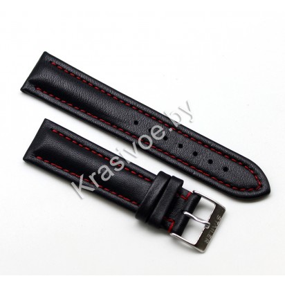 Ремешок кожаный для часов 22 мм 2711-2201