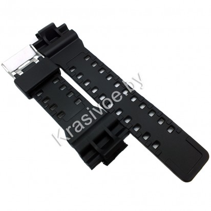 Черный глянцевый ремешок для часов Casio G-Shock 16 мм CRW295-16