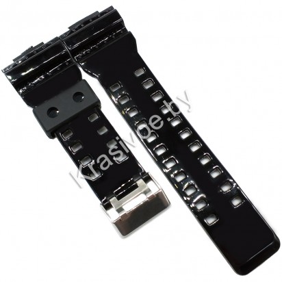 Черный глянцевый ремешок для часов Casio G-Shock 16 мм CRW295-16