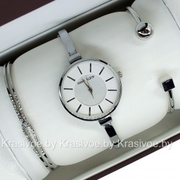 Комплект! Женские наручные часы Anne Klein + два браслета CWC226