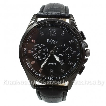 Мужские кварцевые наручные часы черного цвета BOSS CWC095