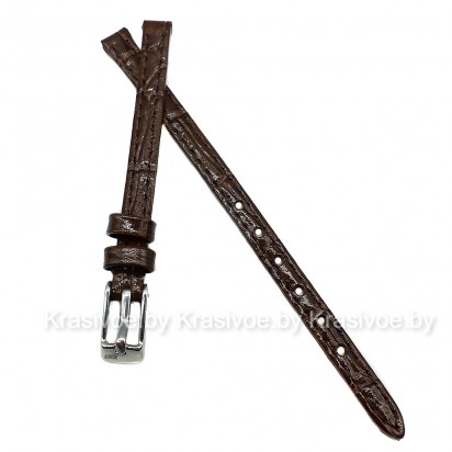 Ремешок кожаный для часов 6 мм S11-6-TKM