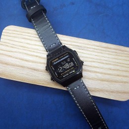 Электронные наручные часы Casio + ремешок ручной работы от REMEN-Master CWC987