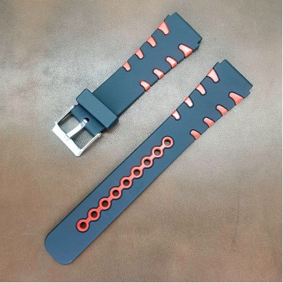 Ремешок каучуковый для часов 20 мм Casio P2073-20-Red