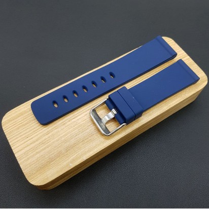 Ремешок каучуковый синего цвета для часов 22 мм BC108-22-Blue