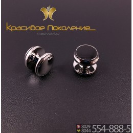 Запонки мужские из стали CBZ178