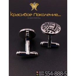 Запонки мужские из стали CBZ179