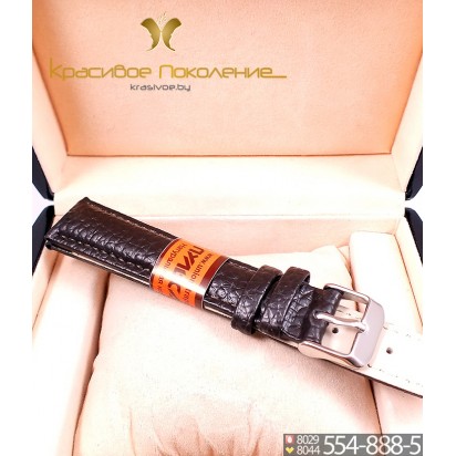 Ремешок кожаный для часов 18 мм CRW147-18